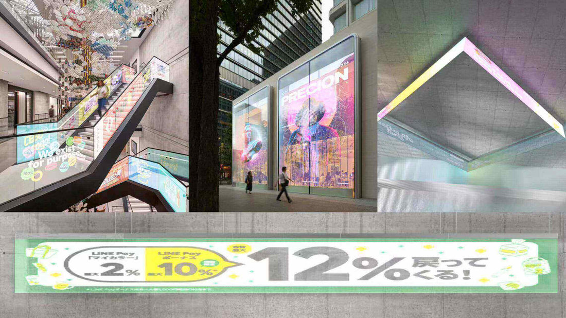 ハイエンドの通過性ウインド LED ディスプレイ、通過性95%アップ!