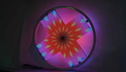 Beautiful design high grade WIFI function 3d animation led pharmacy cross